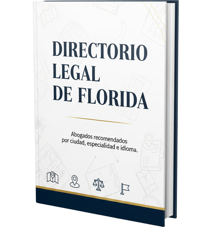 Directorio legal gratuito para encontrar abogados por ciudad y especialidad en Florida